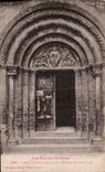 CPA Les Hautes Pyrenees Luz Porte Romains de l'eglise des Templiers 