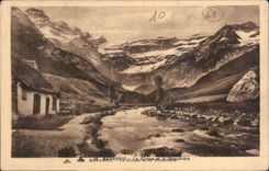 CPA Gavarnie le Cirque et la Chaumiere 