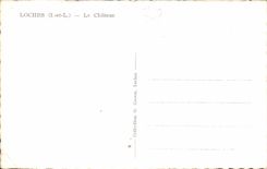 CPA Loches I et L Le Chateau 