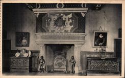 CPA Chateau d'Azay le Rideau I et L Cheminee de la Chambre dite Royale 