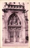 CPA Chateau d'Amboise porte de la Chapelle St Hubert construite par Charles VIII au XV siecle 