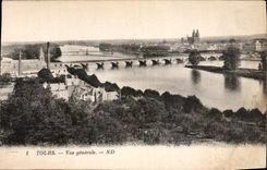 CPA Tours Vue generale 