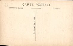 CPA Azay le Rideau I t L Le Chateau Un coin du Parc cote Est