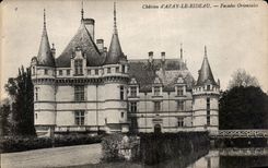 CPA Chateau d'Azay le Rideau Facades orientales 