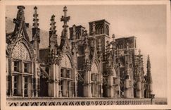CPA Chateau d'Amboise Facade sur la Loire Lucarnes 