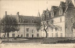 CPA Amboise Le Chateau Facades Charles VIII et Louis XII devant losquelles furent massacres les Hugu