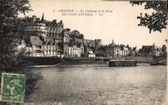 CPA Amboise Le Chateau et le Quai 