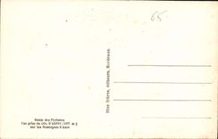 CPA Route res Pyrenees Vue prise du Col d'Aspin sur les Montagnes d'Aure 