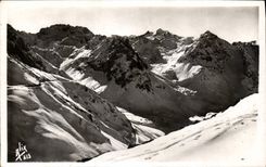 CPA Bagneres de Bigorre Route du Pic de Midi Le Neouvielle 