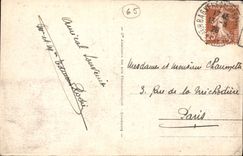 CPA Env de Bagneres de Bigorre Le Tourmalet La Route vers Bareges 