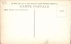 CPA Capvern Vue de tableau a l'interieur de la buvette 