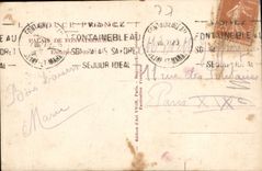 CPA La Douce France Palais de Fontainebleau 