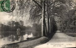 CPA Fontainebleau Le Palais allee de Sully 