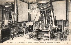 CPA Fontainebleau Le Palais Chambre a coucher de Bonaparte I Consul 