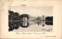 CPA Palais de fontainebleau Une prise du Parc 