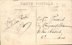 CPA Palais de Fontainebleau Grille d'Honneur et Cour des Adieux 