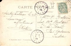 CPA Palais de Fontainebleau Aile des Ministres Jardin Anglais 