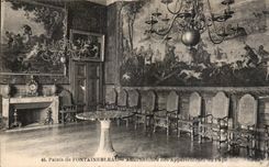 CPA Palais de Fontainebleau Antichambre des Appartements du Pape 