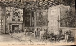 CPA Fontainebleau Le Palais Salon Francois I 