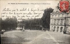 CPA Palais de Fontainebleau l'Etang des Carpes et le Musee Chinois 