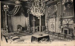 CPA Fontainebleau le Palais Salle du Trone 