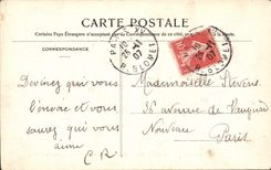 CPA Palais de Fontainebleau Escalier du Fer a Cheval et facade sur le Chateau 