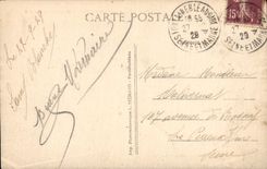 CPA Fontainebleau le Prterre vue prise d'une des fenetres de la Galerie Henri II 