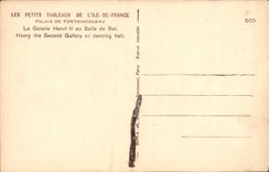 CPA Palais de Fontainebleau la Galerie Henri II ou Salle de Bal 