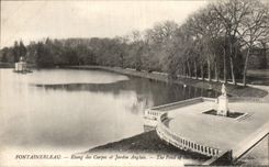 CPA Fontainebleau Etang des Carpes et Jardin Anglais 