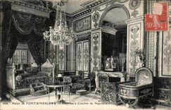 CPA Palais de Fontainebleau Chambre a Coucher de Napoleon Ier 