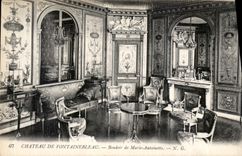 CPA Palais de Fontainebleau Boudoir de Marie Antoinette 
