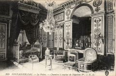 CPA Fontainebleau Le Palais Chambre a coucher de Napoleon I 