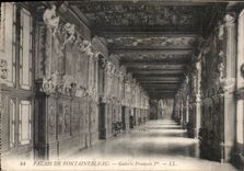 CPA Palais de Fontainebleau Galerie Francois I 