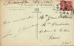 CPA Fontainebleau Le Palais Chambre a coucher de Napoleon 1er