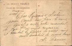 CPA La Douce France Palais de Fontainebleau L'Etang des Carpes 