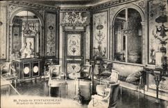 CPA Palais de Fontainebleau Boudoir de Marie Antoinette 