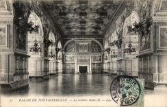 CPA Palais de Fontainebleau La Galerie Henri II 