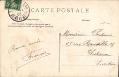 CPA Palais de Fontainebleau Salon d'Attente des Appartements du Pape Lit du Pape 