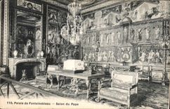 CPA Palais de Fontainebleau Salon du Pape 