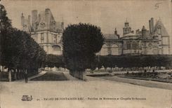 CPA Palais de Fontainebleau Pavillon de Maintenon et Chapelle St Saturnin 