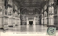 CPA Le Palais de Fontainebleau Galerie Henri II Salle des Fetes 