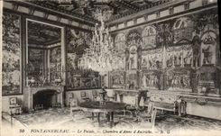 CPA Fontainebleau Le Palais Chambre d'Anne d'Autriche 