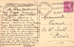 CPA Fontainebleau Seine et Narne Le Palais Pavillon d'Empereur 