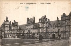 CPA Palais de Fontainebleau la Facade du Chateau 