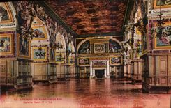CPA Chateau de Fontainebleau Galerie Henri II 