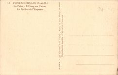 CPA Fontainebleau S et M le palais l'Etang aux Carpes le Pavillon de l'Empereur 