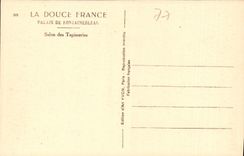CPA La Douce France Palais de Fontainebleau Salon des Tapisseries 