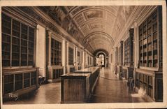 CPA Les Jolis Coins de France Palais de Fontainebleau la Galerie de Diane Bibliotheque 