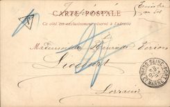 CPA Palais de Fontainebleau Appartements de Marie Antoinette Salon de Musique 