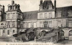CPA Palais de Fontainebleau l'Escalier du Fer a Cheval 
